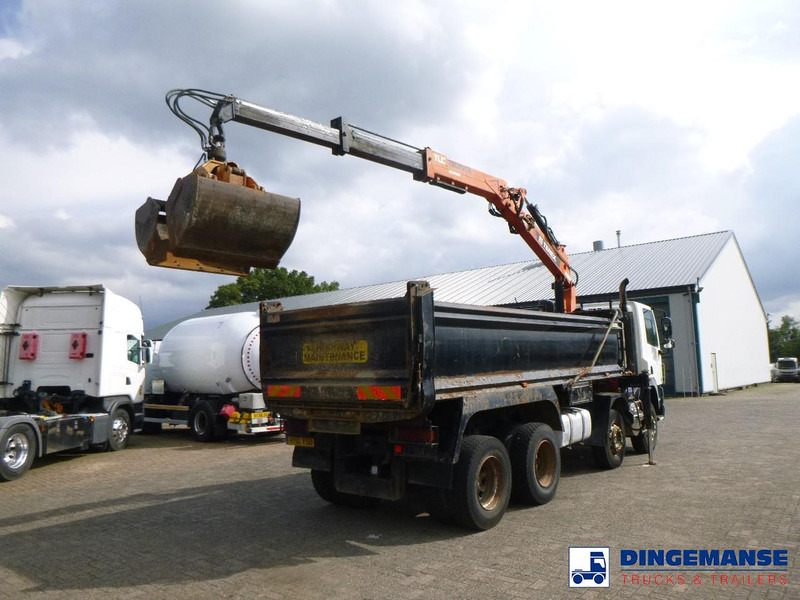 DAF CF 85.360 8X4 RHD tipper + Terex 118.2 VGL-A15 - Camión grúa: foto 4 DAF CF 85.360 8X4 RHD tipper + Terex 118.2 VGL-A15 - Camión grúa: foto 4