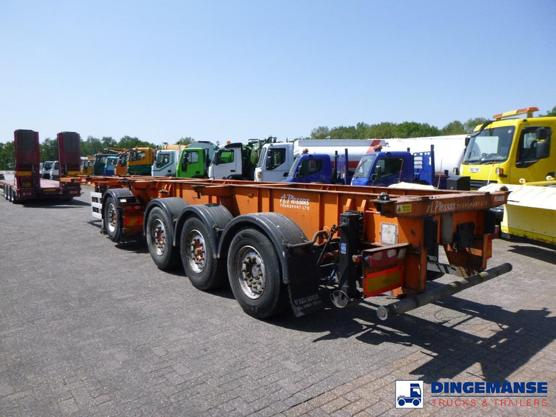 Dennison 4-axle container combi trailer (3 + 1 axles) 20-30-40-45 ft - Portacontenedore/ Intercambiable semirremolque: foto 3 Dennison 4-axle container combi trailer (3 + 1 axles) 20-30-40-45 ft - Portacontenedore/ Intercambiable semirremolque: foto 3