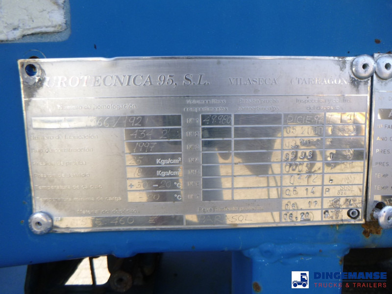 Cisterna semirremolque EU Gas tank steel LPG 49.9 m3 / 1comp: foto 13