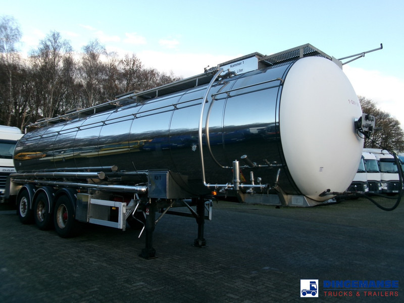 Feldbinder Chemical tank inox 33.5 m3 / 1 comp + pump - Cisterna semirremolque: foto 2 Feldbinder Chemical tank inox 33.5 m3 / 1 comp + pump - Cisterna semirremolque: foto 2