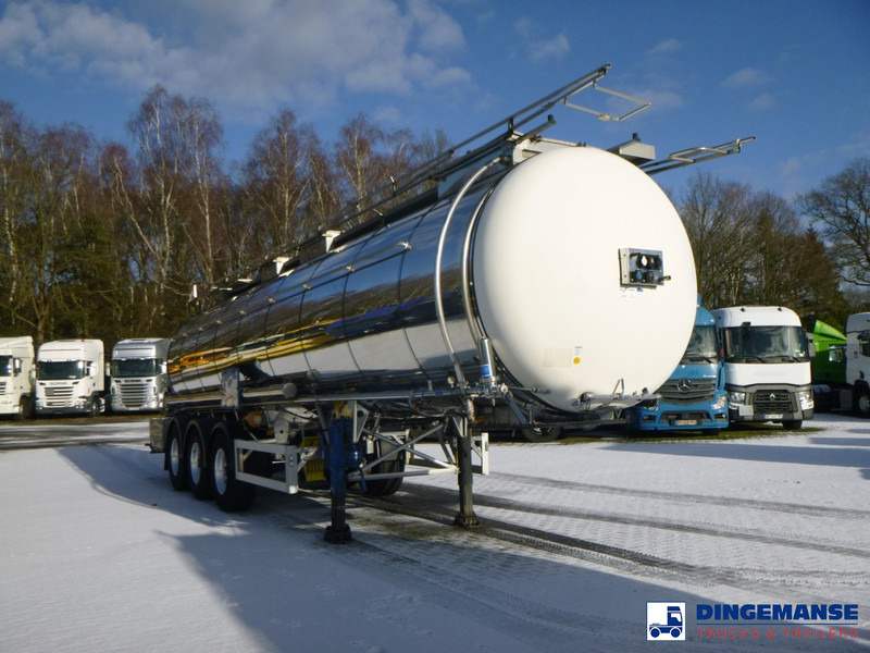 Feldbinder Chemical tank inox L4BH 30 m3 / 1 comp + pump - Cisterna semirremolque: foto 2 Feldbinder Chemical tank inox L4BH 30 m3 / 1 comp + pump - Cisterna semirremolque: foto 2