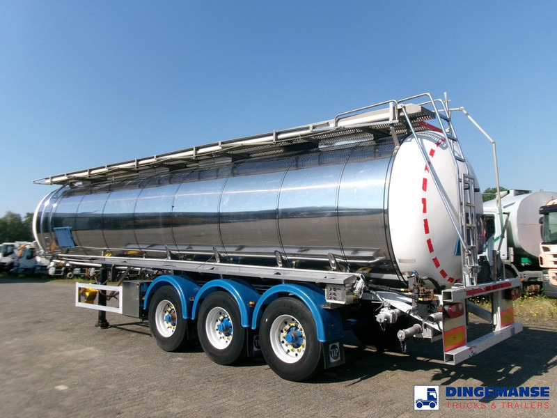 Feldbinder Chemical tank (non-ADR) inox 30 m3 / 1 comp + pump - Cisterna semirremolque: foto 4 Feldbinder Chemical tank (non-ADR) inox 30 m3 / 1 comp + pump - Cisterna semirremolque: foto 4