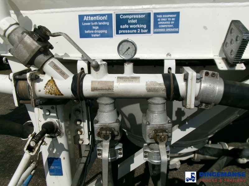 Cisterna semirremolque Feldbinder Powder tank alu 36 m3 / 1 comp: foto 12