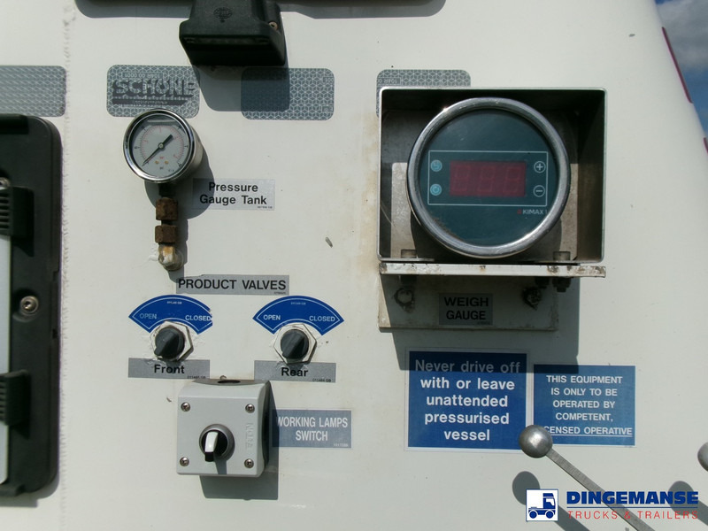 Cisterna semirremolque Feldbinder Powder tank alu 36 m3 / 1 comp: foto 15