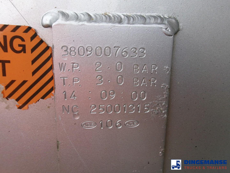 Cisterna semirremolque Feldbinder Powder tank alu 38 m3 (tipping): foto 19 Cisterna semirremolque Feldbinder Powder tank alu 38 m3 (tipping): foto 19