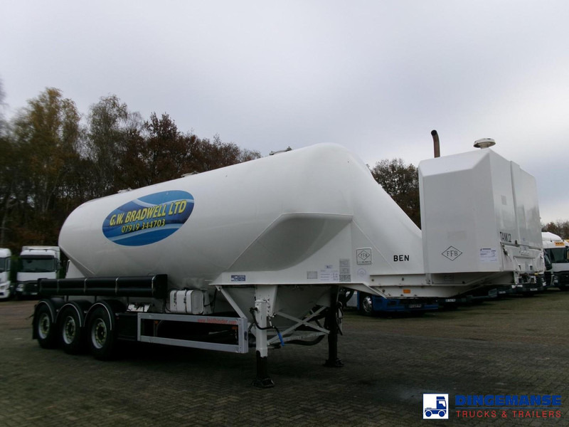 Feldbinder Powder tank alu 40 m3 / 1 comp + compressor - Cisterna semirremolque: foto 2 Feldbinder Powder tank alu 40 m3 / 1 comp + compressor - Cisterna semirremolque: foto 2