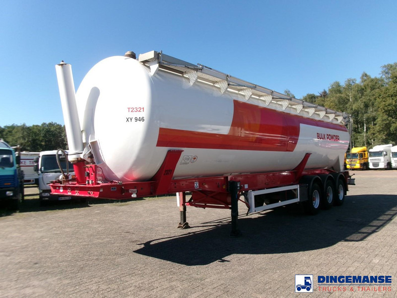 Feldbinder Powder tank alu (tipping) 60 m3 - Cisterna semirremolque: foto 1 Feldbinder Powder tank alu (tipping) 60 m3 - Cisterna semirremolque: foto 1