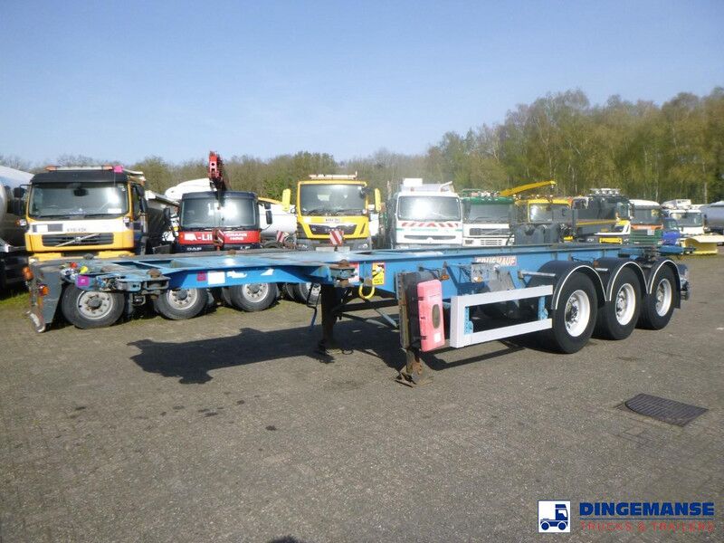 Fruehauf 3-axle container chassis 20,30ft + ADR - Portacontenedore/ Intercambiable semirremolque: foto 1 Fruehauf 3-axle container chassis 20,30ft + ADR - Portacontenedore/ Intercambiable semirremolque: foto 1