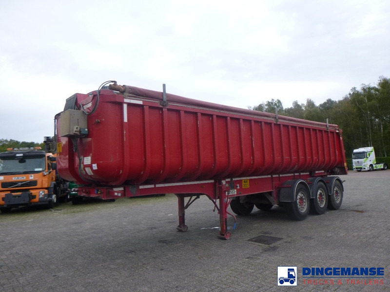 Fruehauf Tipper trailer alu 34.6 m3 + tarpaulin - Volquete furgoneta: foto 1 Fruehauf Tipper trailer alu 34.6 m3 + tarpaulin - Volquete furgoneta: foto 1