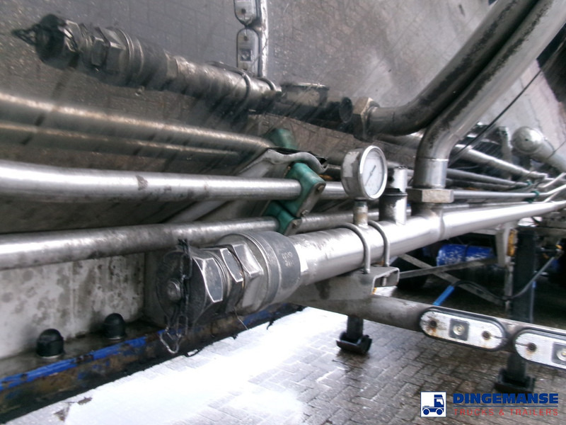 Cisterna semirremolque Indox Chemical tank inox L4BH 33.5 m3 / 1 comp: foto 6