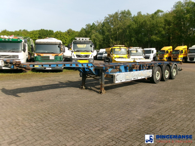 Krone 3-axle container trailer 20-30-40-45 ft SDC27 - Portacontenedore/ Intercambiable semirremolque: foto 1 Krone 3-axle container trailer 20-30-40-45 ft SDC27 - Portacontenedore/ Intercambiable semirremolque: foto 1