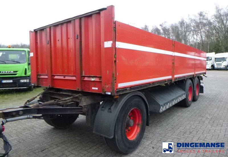 Krone 3-axle open box drawbar trailer ADP 27 - Remolque plataforma/ Caja abierta: foto 1 Krone 3-axle open box drawbar trailer ADP 27 - Remolque plataforma/ Caja abierta: foto 1