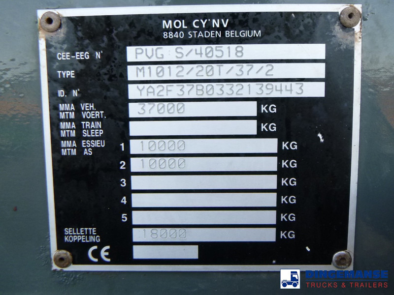 Leasing financiero de MOL Cifa mixer trailer 12 m3 leasing MOL Cifa mixer trailer 12 m3: foto 14
