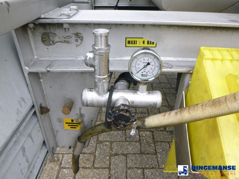 Cisterna remolque Magyar Chemical tank inox 34 m3 / 1 comp: foto 12