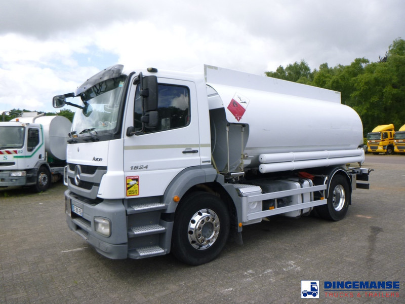 Mercedes-Benz Axor 1824 4x2 fuel tank 14.3 m3 / 4 comp - Cisterna camión: foto 1 Mercedes-Benz Axor 1824 4x2 fuel tank 14.3 m3 / 4 comp - Cisterna camión: foto 1
