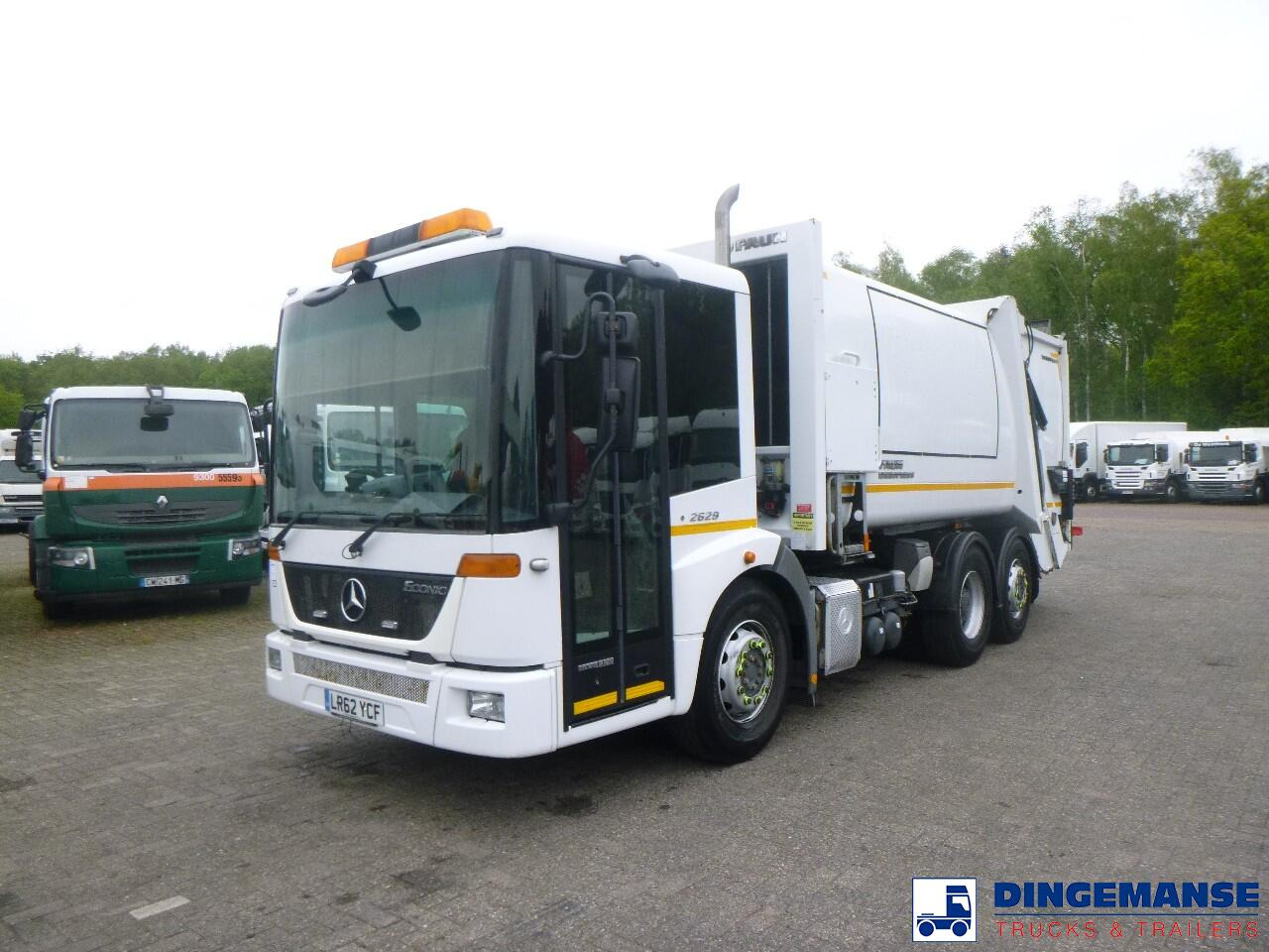 Camión de basura para transporte de combustible Mercedes Econic 2629 6x2 RHD Faun Variopress refuse truck: foto 1