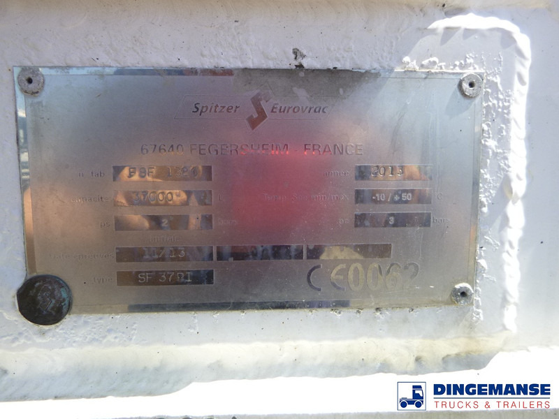 Cisterna semirremolque SPITZER Powder tank alu 37 m3 / 1 comp: foto 12