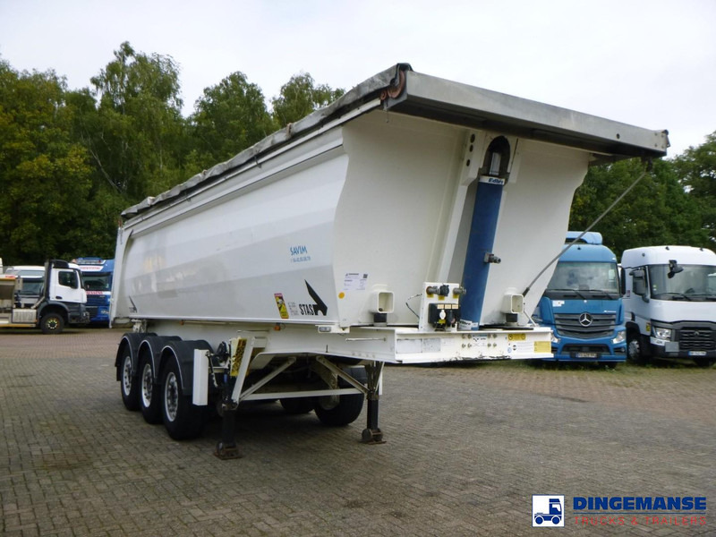 Stas Tipper trailer alu 25.5 m3 + tarpaulin - Volquete semirremolque: foto 2 Stas Tipper trailer alu 25.5 m3 + tarpaulin - Volquete semirremolque: foto 2