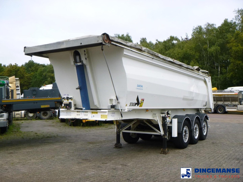 Stas Tipper trailer alu 25.5 m3 + tarpaulin - Volquete semirremolque: foto 1 Stas Tipper trailer alu 25.5 m3 + tarpaulin - Volquete semirremolque: foto 1