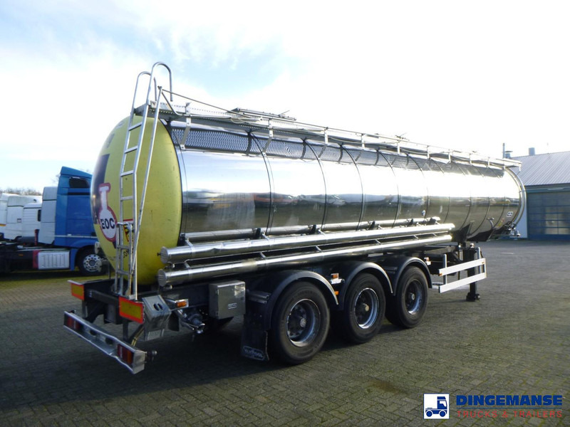 Van Hool Chemical tank inox 30 m3 / 3 comp - Cisterna remolque: foto 4 Van Hool Chemical tank inox 30 m3 / 3 comp - Cisterna remolque: foto 4