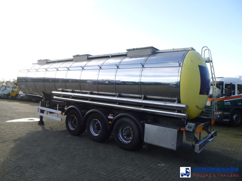 Van Hool Chemical tank inox 30 m3 / 3 comp - Cisterna remolque: foto 3 Van Hool Chemical tank inox 30 m3 / 3 comp - Cisterna remolque: foto 3