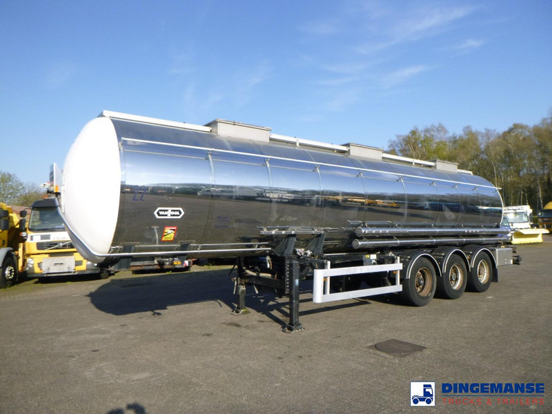 Van Hool Chemical tank inox L4BH 30 m3 / 3 comp - Cisterna semirremolque: foto 1 Van Hool Chemical tank inox L4BH 30 m3 / 3 comp - Cisterna semirremolque: foto 1