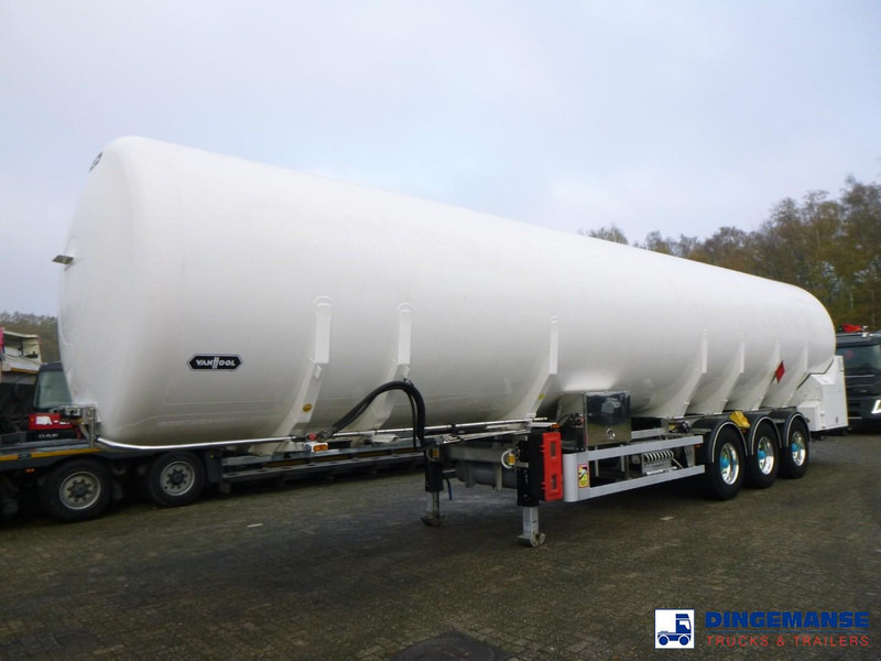 Van Hool Cryogenic tank inox 58.6 m3 / 1 comp / R10,4BN (methane/argon/nitrogen) - Cisterna semirremolque: foto 1 Van Hool Cryogenic tank inox 58.6 m3 / 1 comp / R10,4BN (methane/argon/nitrogen) - Cisterna semirremolque: foto 1