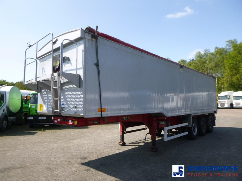 WILCOX Tipper trailer alu 55 m3 + tarpaulin - Volquete semirremolque: foto 1 WILCOX Tipper trailer alu 55 m3 + tarpaulin - Volquete semirremolque: foto 1
