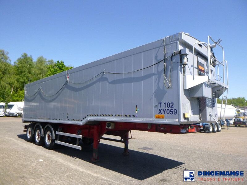 WILCOX Tipper trailer alu 55 m3 + tarpaulin - Volquete semirremolque: foto 2 WILCOX Tipper trailer alu 55 m3 + tarpaulin - Volquete semirremolque: foto 2