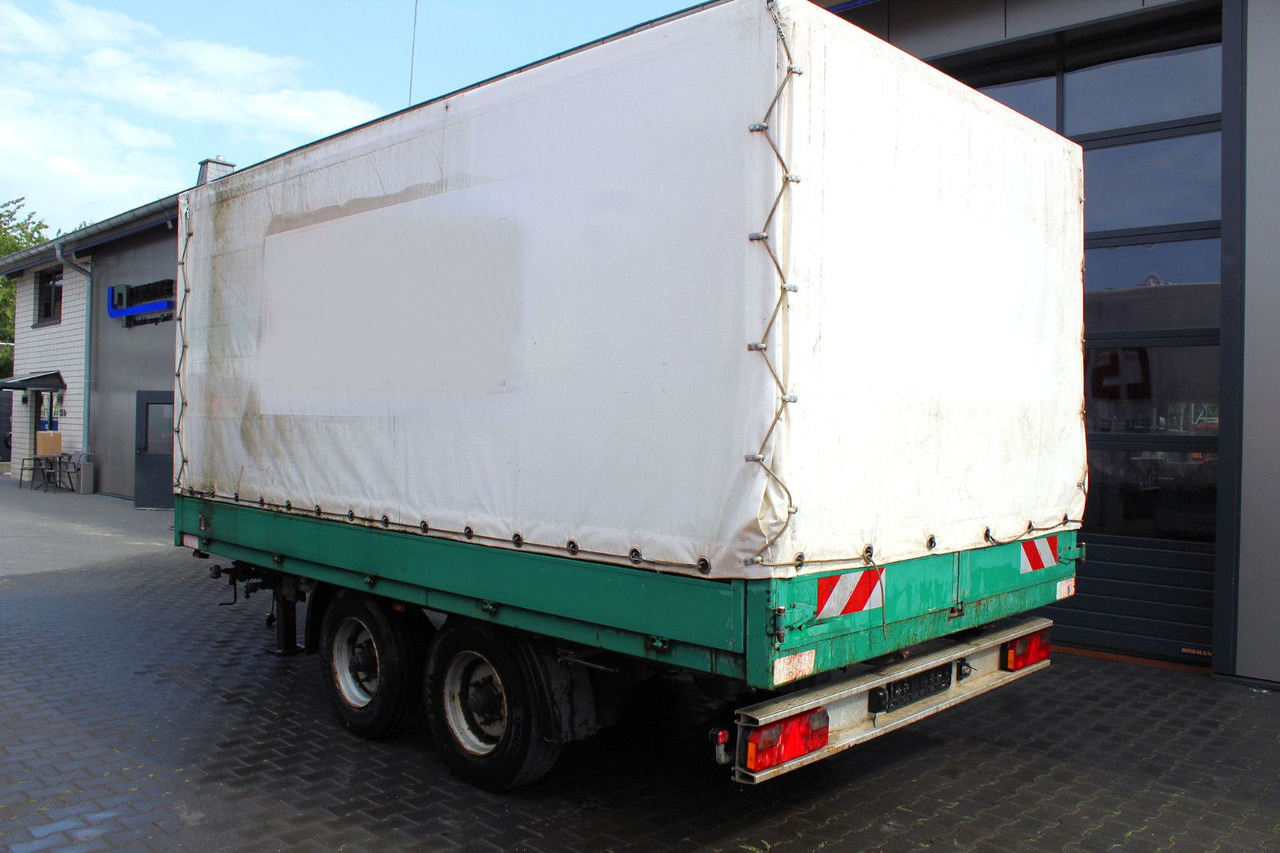 2-Achs Meindl Tandem Pritsche/Plane/Spriegel - Remolque con toldo: foto 1 2-Achs Meindl Tandem Pritsche/Plane/Spriegel - Remolque con toldo: foto 1