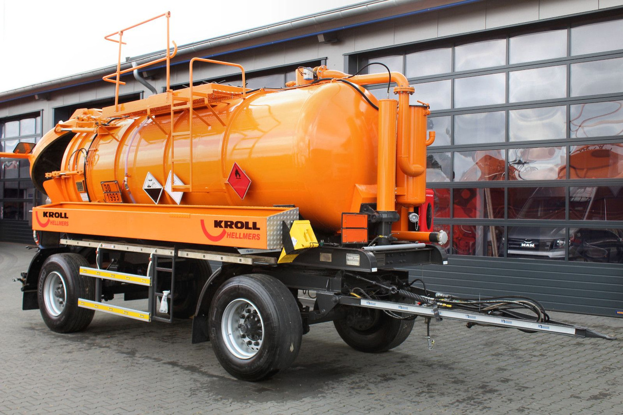 Kutschke 10m³ Kipper Saug u.Druck INOX +ADR/GGVS - Cisterna remolque: foto 1 Kutschke 10m³ Kipper Saug u.Druck INOX +ADR/GGVS - Cisterna remolque: foto 1