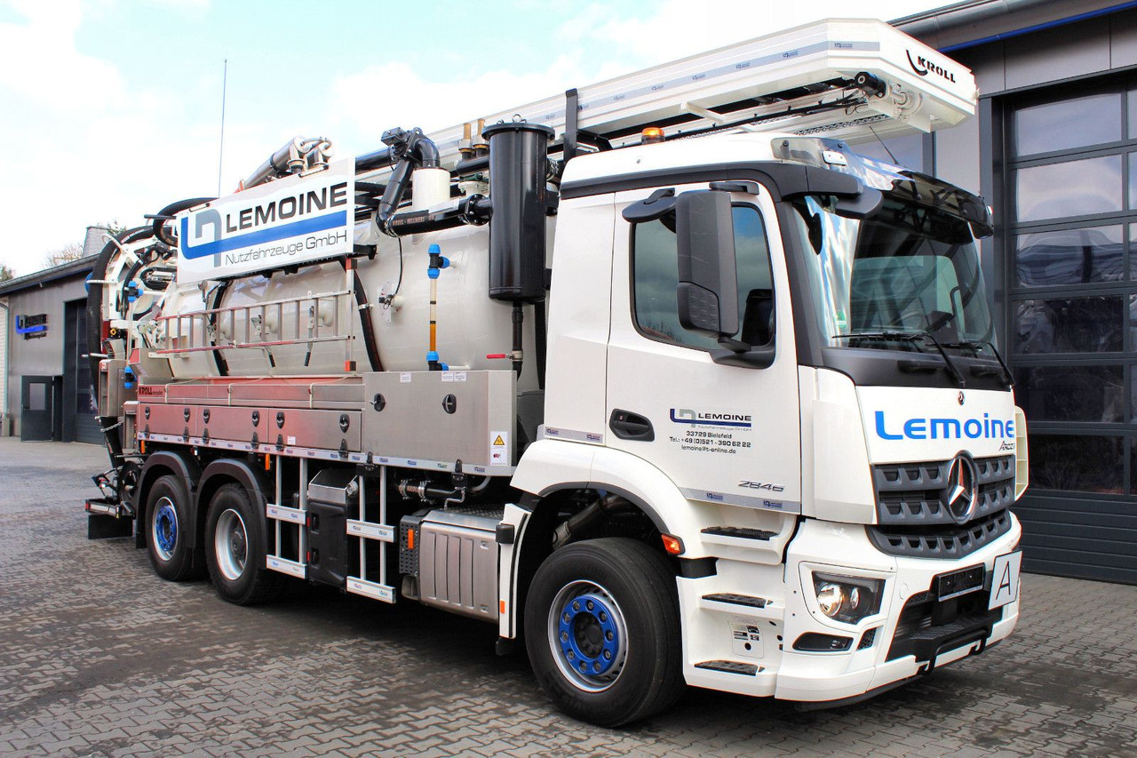 Mercedes-Benz AROCS 2546 6x2 Kroll 14m³ WRG Wasserrückgewinner - Limpieza de alcantarillado: foto 2 Mercedes-Benz AROCS 2546 6x2 Kroll 14m³ WRG Wasserrückgewinner - Limpieza de alcantarillado: foto 2