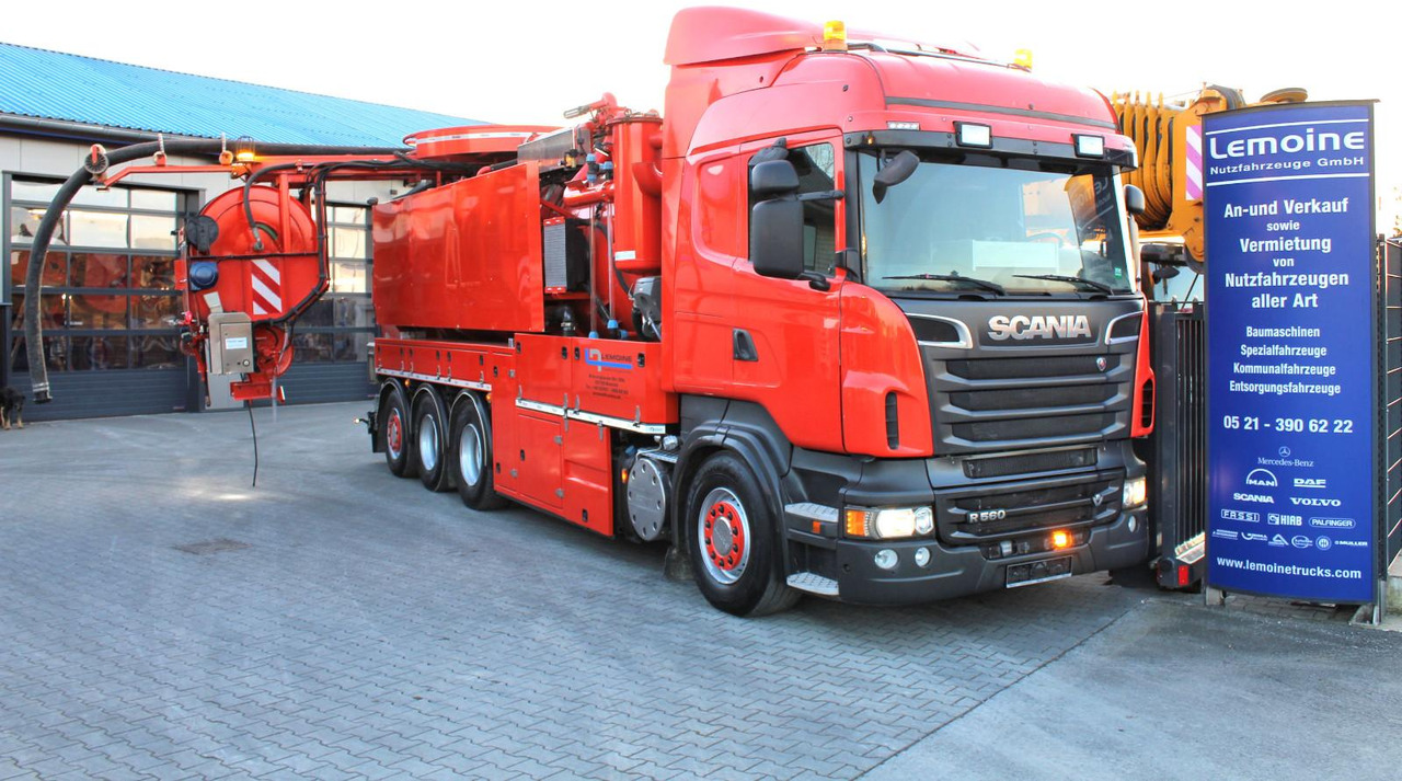 Scania R560 V8 8x4 Kroll 20m³ WRG 2x HD-Pumpe 620 Liter - Limpieza de alcantarillado: foto 1 Scania R560 V8 8x4 Kroll 20m³ WRG 2x HD-Pumpe 620 Liter - Limpieza de alcantarillado: foto 1