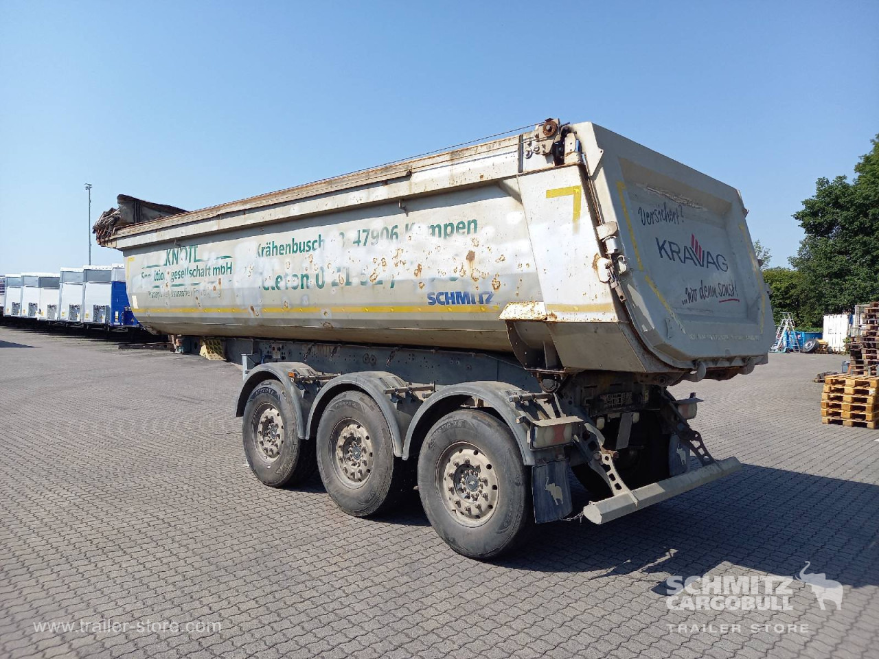 SCHMITZ Auflieger Kipper Stahlrundmulde 25m³ - Volquete semirremolque: foto 5 SCHMITZ Auflieger Kipper Stahlrundmulde 25m³ - Volquete semirremolque: foto 5