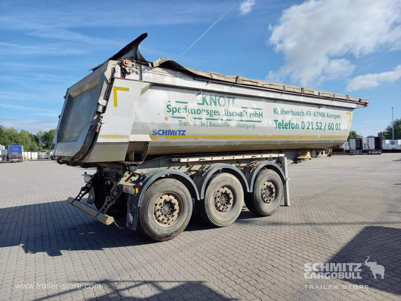 SCHMITZ Auflieger Kipper Stahlrundmulde 25m³ - Volquete semirremolque: foto 5 SCHMITZ Auflieger Kipper Stahlrundmulde 25m³ - Volquete semirremolque: foto 5