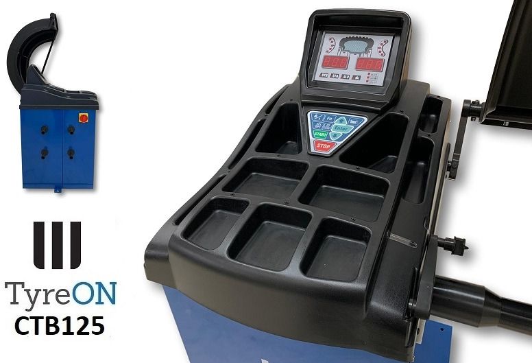 CTB125 wheel balancer, 5 ALU and 2 Steel programs - Auto input Distance + Diameter - 230V - Equilibradora de ruedas: foto 3 CTB125 wheel balancer, 5 ALU and 2 Steel programs - Auto input Distance + Diameter - 230V - Equilibradora de ruedas: foto 3