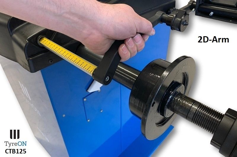 CTB125 wheel balancer, 5 ALU and 2 Steel programs - Auto input Distance + Diameter - 230V - Equilibradora de ruedas: foto 5 CTB125 wheel balancer, 5 ALU and 2 Steel programs - Auto input Distance + Diameter - 230V - Equilibradora de ruedas: foto 5