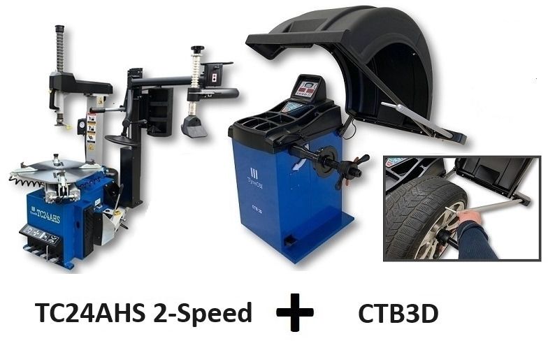 TC24AHS tyre changer + CTB3D fully automatic wheelbalancer - Equilibradora de ruedas: foto 1 TC24AHS tyre changer + CTB3D fully automatic wheelbalancer - Equilibradora de ruedas: foto 1