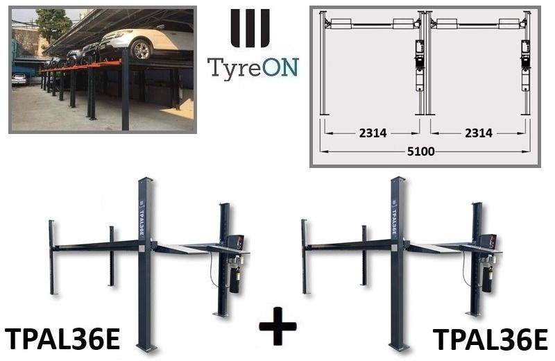 TPAL36E parking lift + TPAL36E parking lift - Elevador de coches: foto 1 TPAL36E parking lift + TPAL36E parking lift - Elevador de coches: foto 1