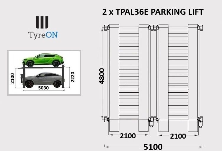 TPAL36E parking lift + TPAL36E parking lift - Elevador de coches: foto 2 TPAL36E parking lift + TPAL36E parking lift - Elevador de coches: foto 2