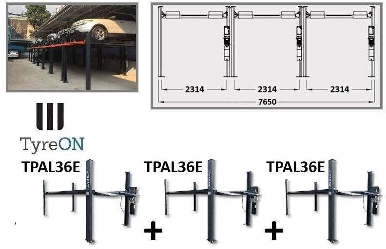 TPAL36E parking lift + TPAL36E parking lift+ TPAL36E parking lift - Elevador de coches: foto 1 TPAL36E parking lift + TPAL36E parking lift+ TPAL36E parking lift - Elevador de coches: foto 1