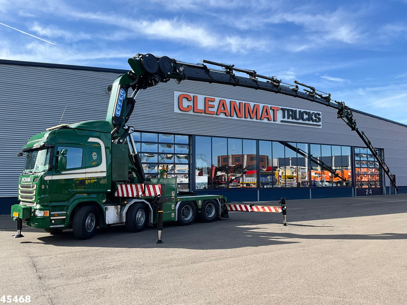 Scania R 490 8x4 Euro 6 Effer 140 Tonmeter laadkraan + Fly-Jib Just 283.508 km - Cabeza tractora: foto 1 Scania R 490 8x4 Euro 6 Effer 140 Tonmeter laadkraan + Fly-Jib Just 283.508 km - Cabeza tractora: foto 1