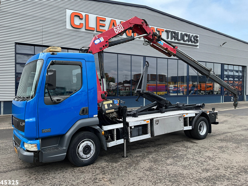 DAF FA 45 LF 180 HMF 7 Tonmeter laadkraan - Multibasculante camión, Camión grúa: foto 1 DAF FA 45 LF 180 HMF 7 Tonmeter laadkraan - Multibasculante camión, Camión grúa: foto 1