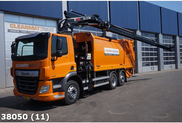 DAF FAN CF 340 Hiab 21 ton/meter laadkraan - Camión de basura: foto 1 DAF FAN CF 340 Hiab 21 ton/meter laadkraan - Camión de basura: foto 1