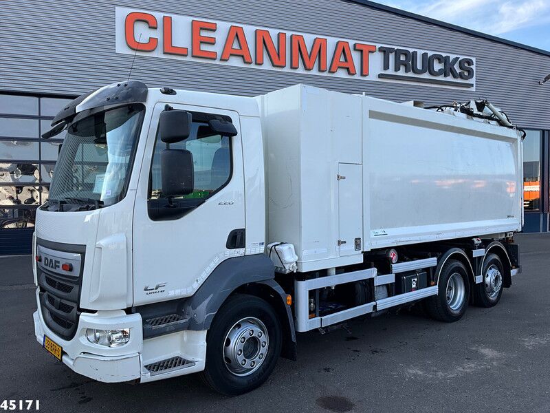 DAF FAN LF 220 Euro 6 Bekker LaGram Glaswagen - Camión de basura: foto 5 DAF FAN LF 220 Euro 6 Bekker LaGram Glaswagen - Camión de basura: foto 5
