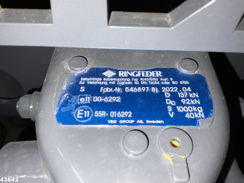 Multibasculante camión, Camión grúa DAF FAQ CF 430 HMF 28 Tonmeter laadkraan: foto 14