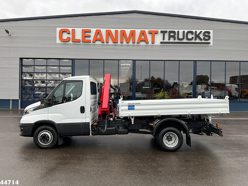 Iveco Daily 72C18 HMF laadkraan 3,4 Tonmeter laadkraan + Meiller 3-zijdige kipper New & Unused!! - Volquete camión, Camión grúa: foto 4 Iveco Daily 72C18 HMF laadkraan 3,4 Tonmeter laadkraan + Meiller 3-zijdige kipper New & Unused!! - Volquete camión, Camión grúa: foto 4
