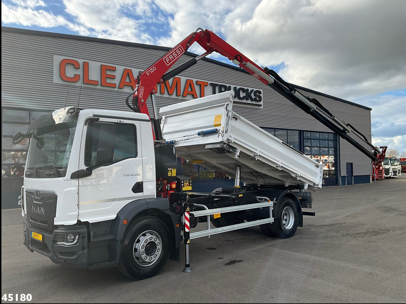 MAN TGM 18.320 Euro 6 Fassi 13 Tonmeter laadkraan NEW AND UNUSED! - Volquete camión: foto 1 MAN TGM 18.320 Euro 6 Fassi 13 Tonmeter laadkraan NEW AND UNUSED! - Volquete camión: foto 1