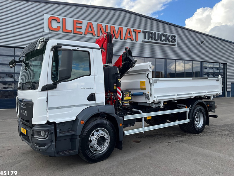 MAN TGM 18.320 Euro 6 Fassi 13 Tonmeter laadkraan NEW AND UNUSED! - Volquete camión, Camión grúa: foto 3 MAN TGM 18.320 Euro 6 Fassi 13 Tonmeter laadkraan NEW AND UNUSED! - Volquete camión, Camión grúa: foto 3