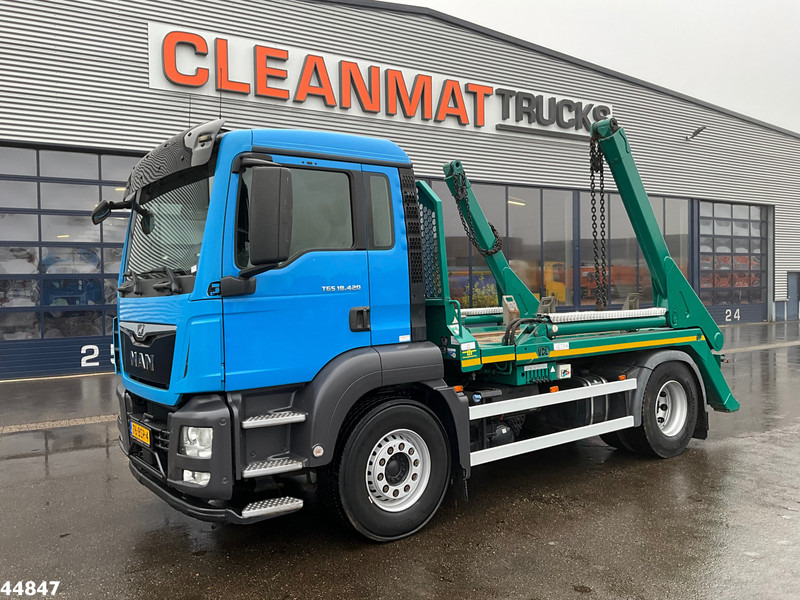 MAN TGS 18.420 Euro 6 Retarder VDL 13 Ton portaalarmsysteem - Portacontenedor de cadenas camión: foto 1 MAN TGS 18.420 Euro 6 Retarder VDL 13 Ton portaalarmsysteem - Portacontenedor de cadenas camión: foto 1
